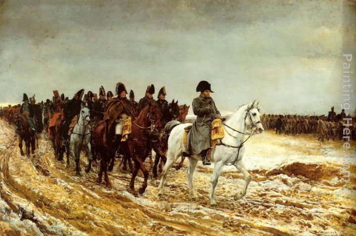 The French Campaign painting - Jean-Louis Ernest Meissonier The French Campaign art painting